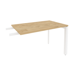 Брифинг-приставка на П-образном м/к ONIX O.MP-BR-11 Тиквуд Светлый/Белый