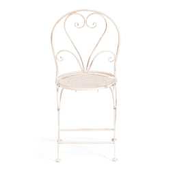 Стул Love Chair (PL08-11140) стальной сплав, античный белый, 40х47,5х94 см