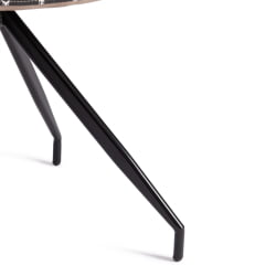 Стул KELT ( mod. 8799 ) металл,ткань наппа, 50 х 60 х 84 х 49,5 см, черный/коричневый