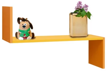 Полка навесная №6 Желтый/Оранжевый