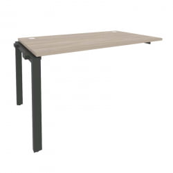 Наборный элемент рабочей станции на П-образном м/к ОНИКС О.МП-1.НРС-3.8 Дуб Аттик/Антрацит / ONIX O.MP-1.NRS-3.8