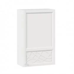 Шкаф кухонный 600 высокий со стеклом Джулия ЛД 284.450.000.170 Белый