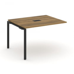 Проходной наборный элемент переговорного стола CONCEPT CN.NPRG-012 Сандал Янтарный Черный