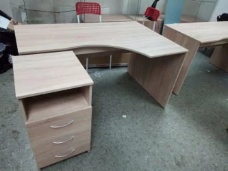 Стол для персонала SET140-1 R Дуб Cонома Cветлый