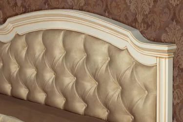 Комплект мебели для спальни Марлен №5 Кремовый белый Патина