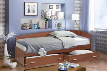 Кровать Софа №2 900*1900 Дуб молочный