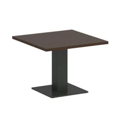 Стол журнальный квадратный HOME OFFICE VR.SP-5-60.2G Венге Цаво/Антрацит металл