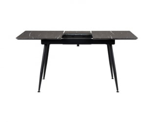 Стол Месси раздвиж. 140-180 Темный мрамор/Бабочка