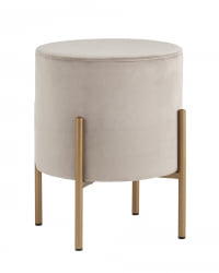 Пуф Кейси велюр Светло-серый