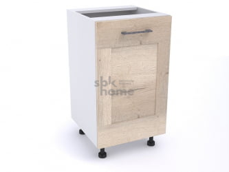 Стол С-45, Дублин (450*470*820) Дуб галифакс белый, 21603 