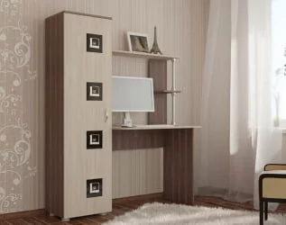 Компьютерный стол Юниор 2 Ясень шимо