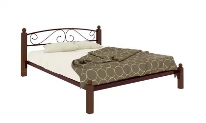 Кровать 120 на 190 Вероника Lux 1200х1900 Медная