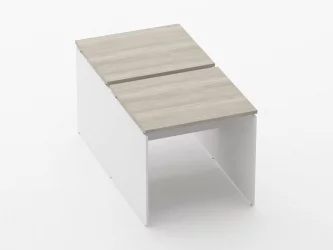 Рабочий модуль Дека ЛДСП каркас 75.145.08 Дуб Сантана светлый/Белый / Deka