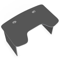 Игровой компьютерный стол SKILLL STG 1385.1 антрацит/металлик