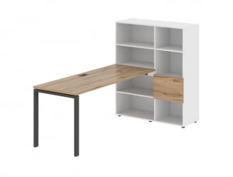 Рабочая станция EDIS EURST 1117 Дуб Денвер светлый Мокко Белый