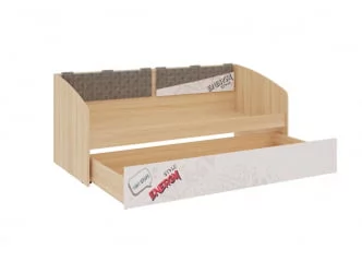 Кровать Энерджи MDE-07 Дуб сонома Белый