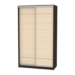 Шкаф-купе B-230х135х60-3(Венге-ДМ-D7D7)