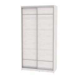 Шкаф-купе белый Б-220х120х60-2(ЯАС-Д7Д7) / B-220х120х60-2(ЯАС-D7D7)