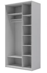 Шкаф-купе коричневый Хит-24-12-11 Ясень шимо темный