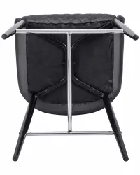 Стул полубарный DOBRIN CHRISTIAN 65 Темно-серый велюр V108-91