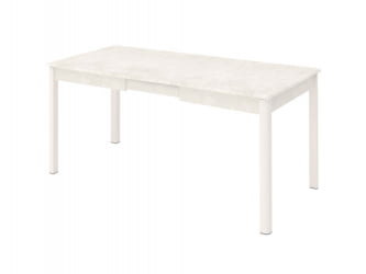 Обеденный стол Орфей 45 Бетон Крем-Белый Шпон