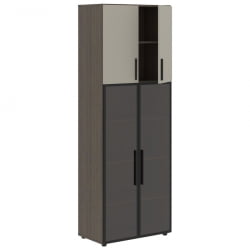 Шкаф комбинированный VELION VHCS 80.2 Аметист Дуб Сильвер