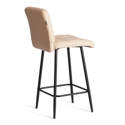 Барный стул Medeo/Медео экокожа , бежевый, 42х56х102 см