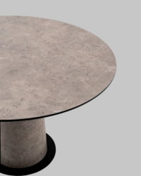 Стол круглый Пулон 120 см столешница HPL бетао