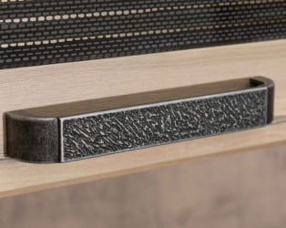 Шкаф-витрина кухонный (с системой плавного закрывания) Бруклин 101.80.1 Дуб Кронберг/Лагода/Антрацит