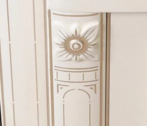 Комод с колоннами Венеция 32.34 Сосна Астрид Ваниль