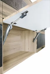 Шкаф (с откидной системой Blum) Бруклин 101.96.1 Дуб Кронберг/Лагода/Антрацит