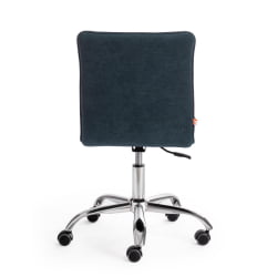 Кресло ZERO велюр Clermon, малахит, 089