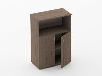 Шкаф средний полуоткрытый Glassy 6.12.121 Дуб Верцаска