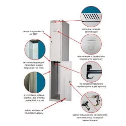 Дополнительная секция ШРС12дс-300 (без левой стенки)