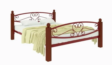 Кровать Каролина Lux plus 1800х1900 Красная