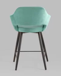 Стул полубарный Саймон ПЛ велюр Морской
