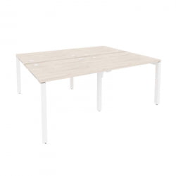 Рабочая станция на П-образном м/к ОНИКС О.МП-Д.РС-4.1.8 Денвер Светлый/Белый / ONIX O.MP-D.RS-4.1.8