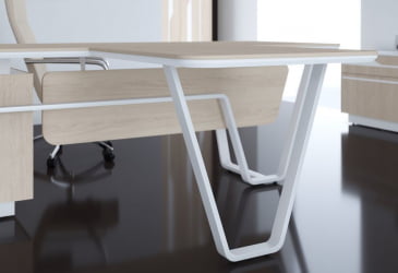 Комод с распашными дверями Line СФ-572101 Дуб светлый Белый