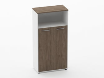 Шкаф 3 широкий закрытый с нишей Deka 10.16.131 Дуб Верцаска/Белый