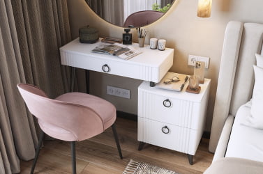 Туалетный столик (без зеркала) Ева TS-01