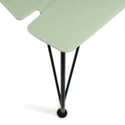 Стул ХАНСЕН (мод. 622Н) / 1 шт. в упаковке пластик/металл, 51х47х80 см, высота до сиденья 45 см, фисташковый/черный / HANSEN (mod. 622N)