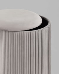 Пуф с ящиком Эркки S серый