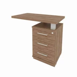Тумба приставная Фирст КТП-1 (Р) Дуб Табак / First KTP-1 (R)