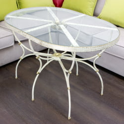 Маленький обеденный стол Прованс овальный 1200ммкс800мм х750мм / 1200ммx800мм h750мм