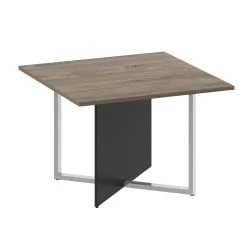 Стол переговорный, квадратный SHIFT SK.SP-KV-110-1 Тиквуд Темный/Антрацит