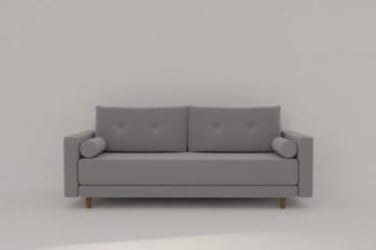 Диван прямой Санднес (Berhouse) Цвет фасада: Левис 09 велюр; Тип: Прямой; Материал фасада: Металл/Велюр