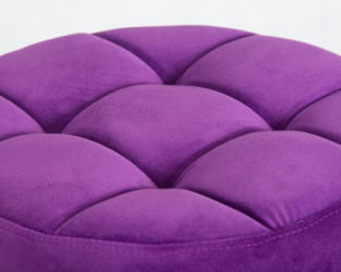 Табурет барный ДОБРИН БРУНО БЛАCК (фиолет велюр (МДЖ9-58)) 2 шт / DOBRIN BRUNO BLACK (MJ9-58))