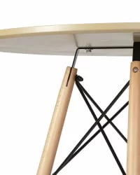 Маленький обеденный стол DOBRIN CHELSEA 80 Бежевый