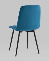 Стул Oliver велюр Пыльно-синий