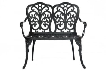 Скамья Secret De Maison Symphonie сплав металла/алюминий, 95х56х92см, черный